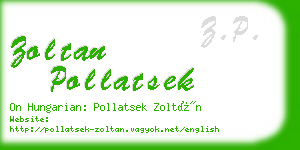 zoltan pollatsek business card